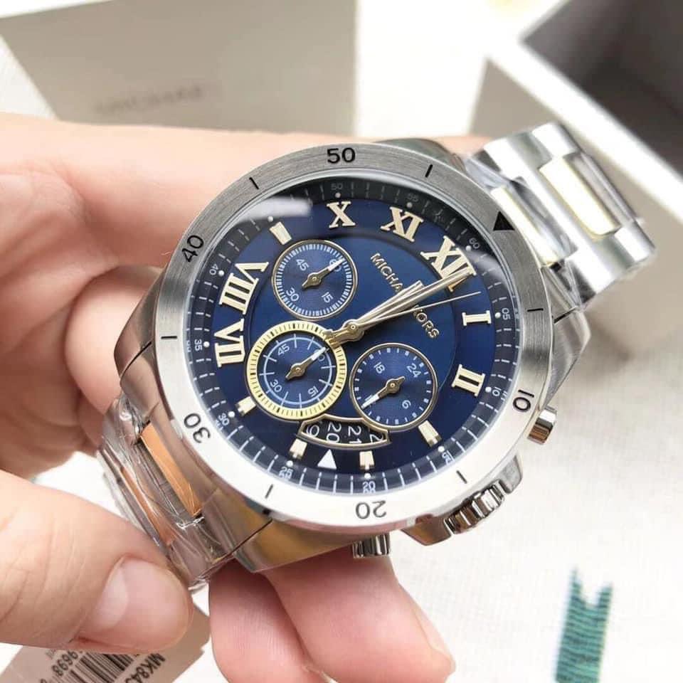 Michael Kors Men s Brecken Two Tone Watch MK 8437 Men s Fashion Watches Accessories Watches on Carousell