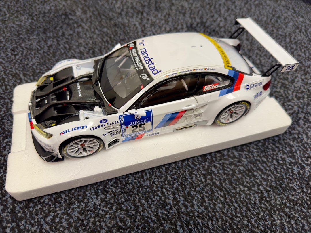 MINICHAMPS 1/18 BMW M3 GT2 BMW MOTORSPORT -LAMY / ALZEN / FARFUS ...