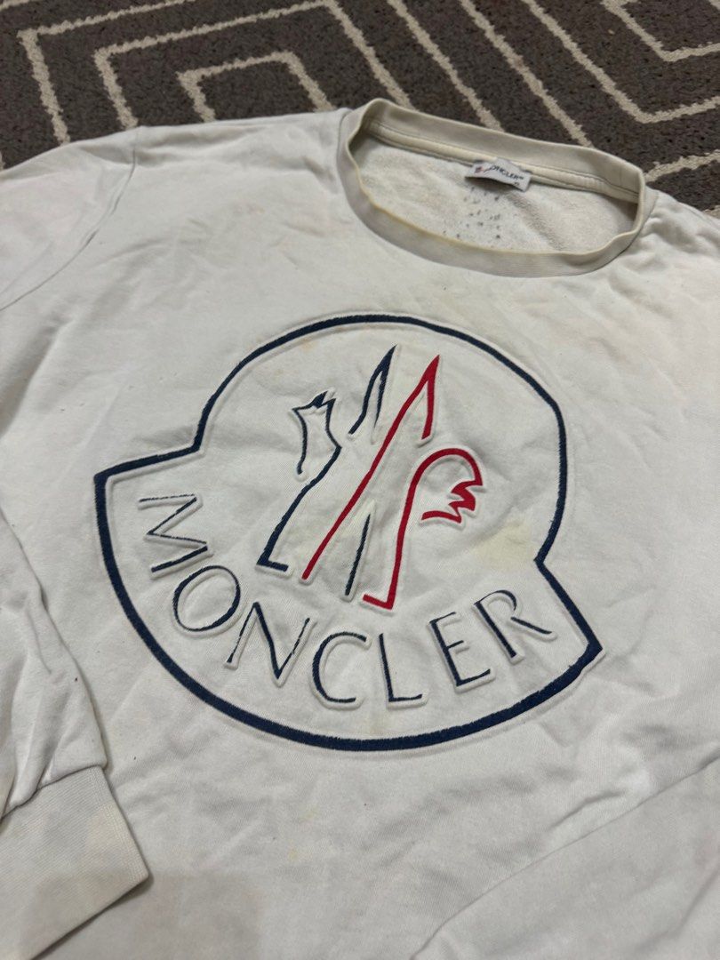 Moncler big logo jumper on sale