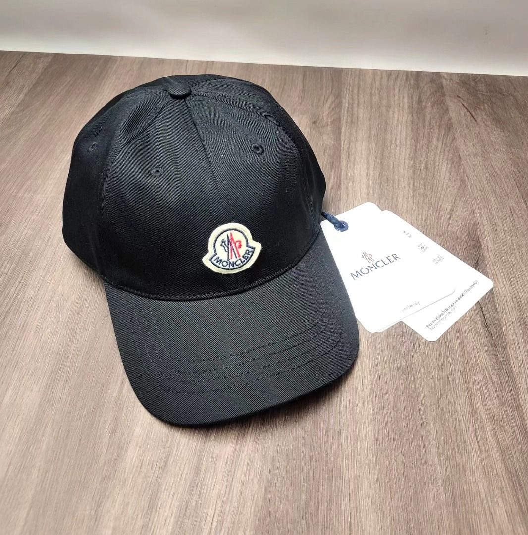 Moncler baseball cap black hotsell