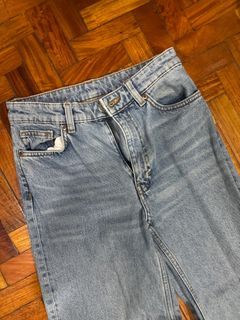 Monki Wide Leg light washed jeans