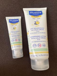 Mustela Nourishing Lotion and Cream with Cold Cream