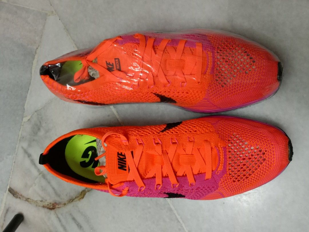 Nike flyknit racer pink flash cheap