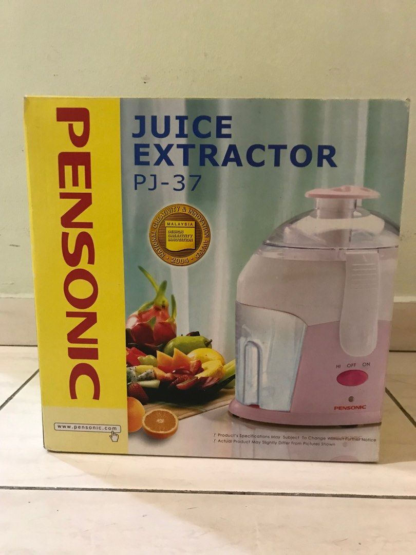 Pensonic juice extractor, TV & Home Appliances, Kitchen Appliances