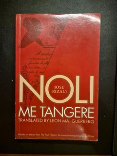 (Pre-loved) Noli Me Tangere - Translated by Leon Ma. Guerrero