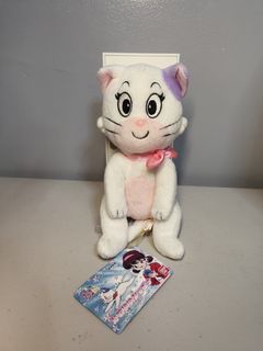 Rare Himitsu no Akko-chan Shippona Cat Beanie Bandai 1998 6" plush toy