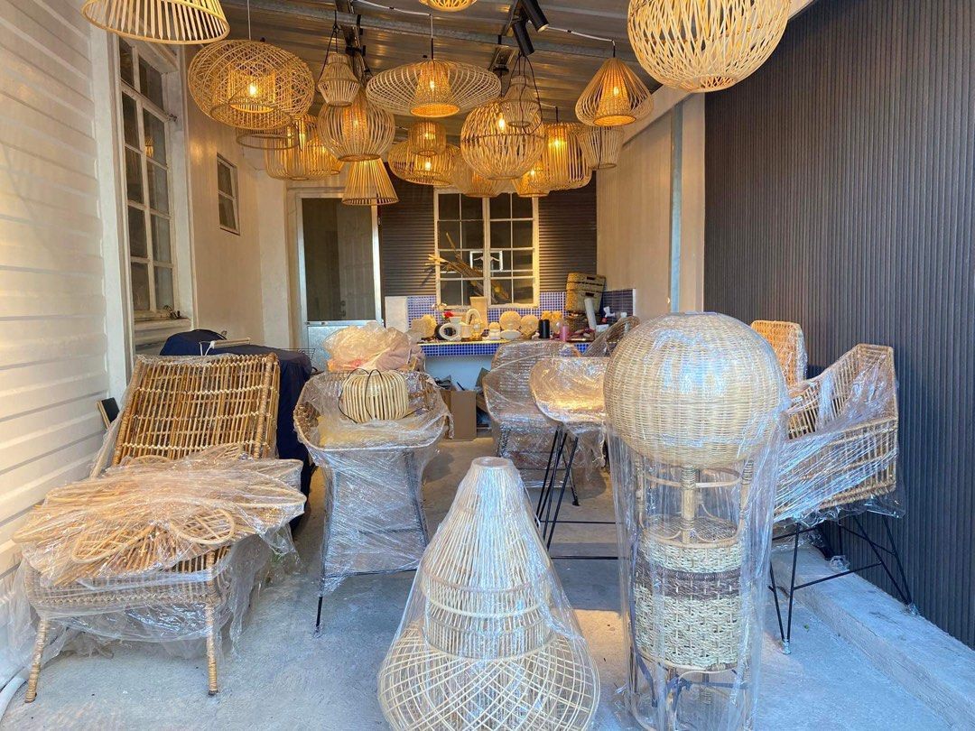 Rattan Decors (Category: Other Home Decor) located in Binan City. Submitted by badooo (Listing ID 1295396429, Image 3). Description: Rattan lampshade, coffee table, chairs, mirror, basket, sofa, at iba pa.. meron tayo niyan. Wag mahiyang magtanong. 🏡🏡🏡🏡 Made-to-order bar chair, dining chair and coffee table set for your home and business. Send me a message to know more 😊 📍FREE DELIVERY WITHIN SANTA ROSA📍 ✅ Guaranteed lower vs other shops ✅