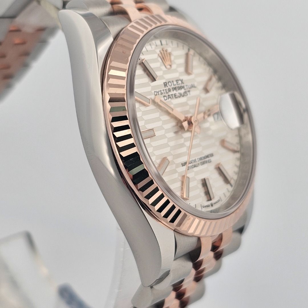 rolex datejust 36 everose two tone jubilee