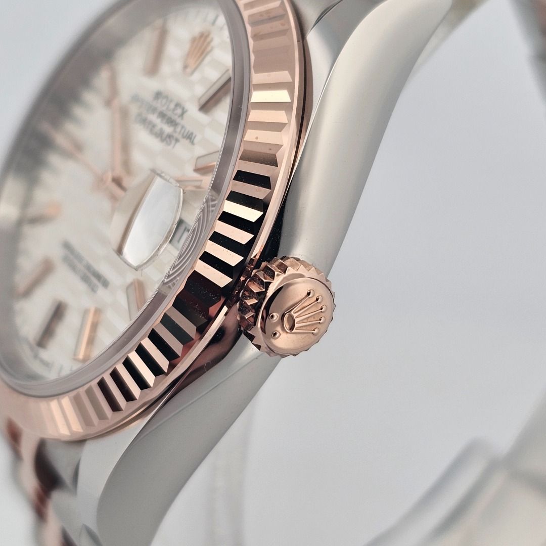 rolex datejust 36 everose two tone jubilee