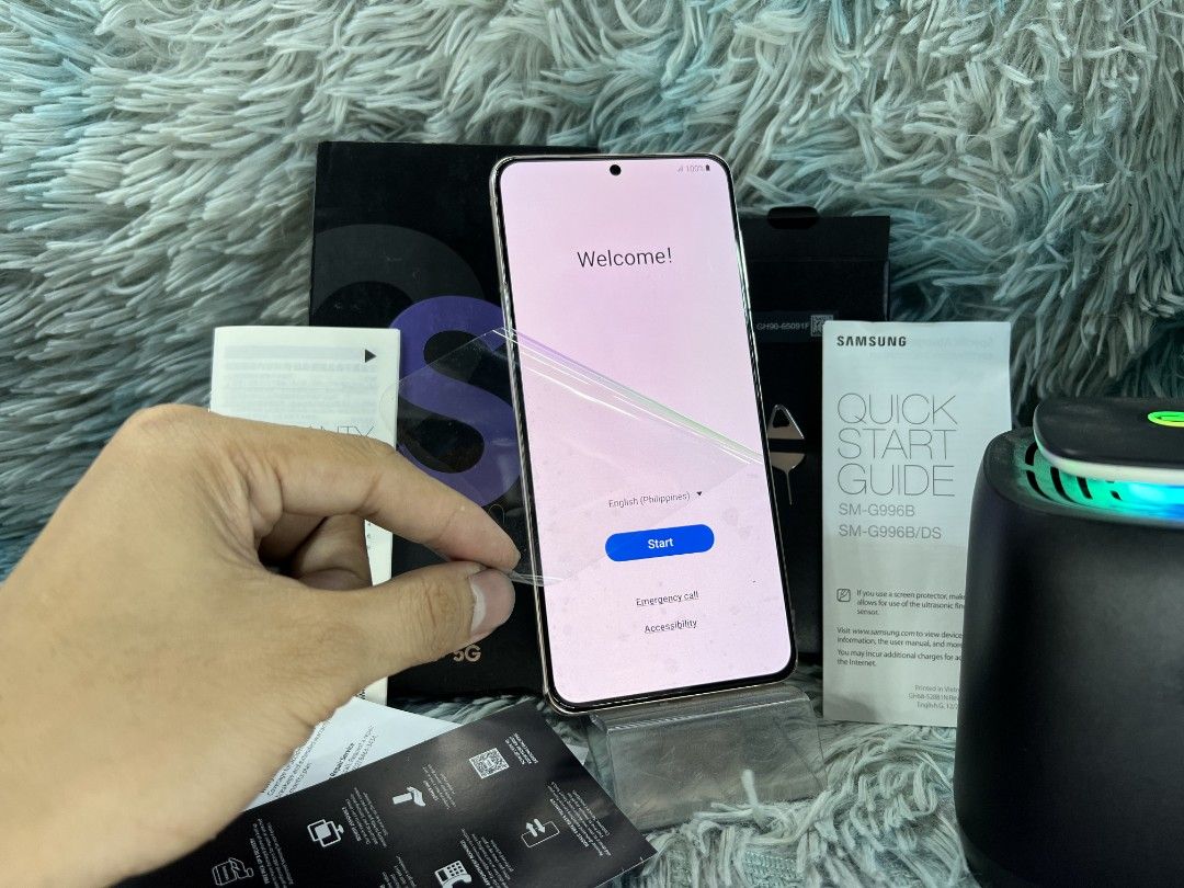 Samsung S21 plus 256gb (Category: Samsung) located in Quezon City. Submitted by mubrogadgets (Listing ID 1295492915, Image 2). Description: Samsung s21 Plus for sale 18500nalang open for Cash on delivery saang parte man ng pilipinas payment of shipping fee is ontime before ipadala ✅️mall full-out unit ✅️brand new(not used) ✅️complete ✅️5g data connection 256gb/8gb 💯Dynamic AMOLED 2X, 120Hz, 💯Corning Gorilla Glass Victus 💯Exynos 2100 Fingerprin