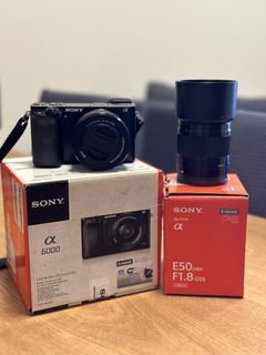 Sony A6000 with E50mm F1.8lens and EPZ16-50mm F3.5-5.6