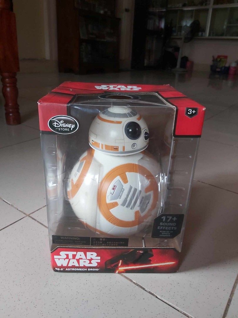 STAR WARS BB-8 ASTROMECH DROID (Category: Figurines & Statues) located in Lingayen. Submitted by maryjane20144delacruz (Listing ID 1295358415, Image 1). Description: selling my sons Star Wars bb-8 droid toy. given as a gift last 2017. bought in SG for almost 15k. My son outgrow it already, not into it anymore.