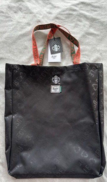 Starbucks Herschel Tote Bag Women s Fashion Bags Wallets Tote Bags on Carousell