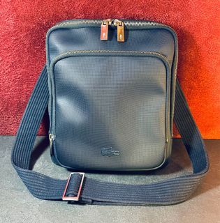 Store Bought Lacoste Classic Crossover Navy Sling Bag
