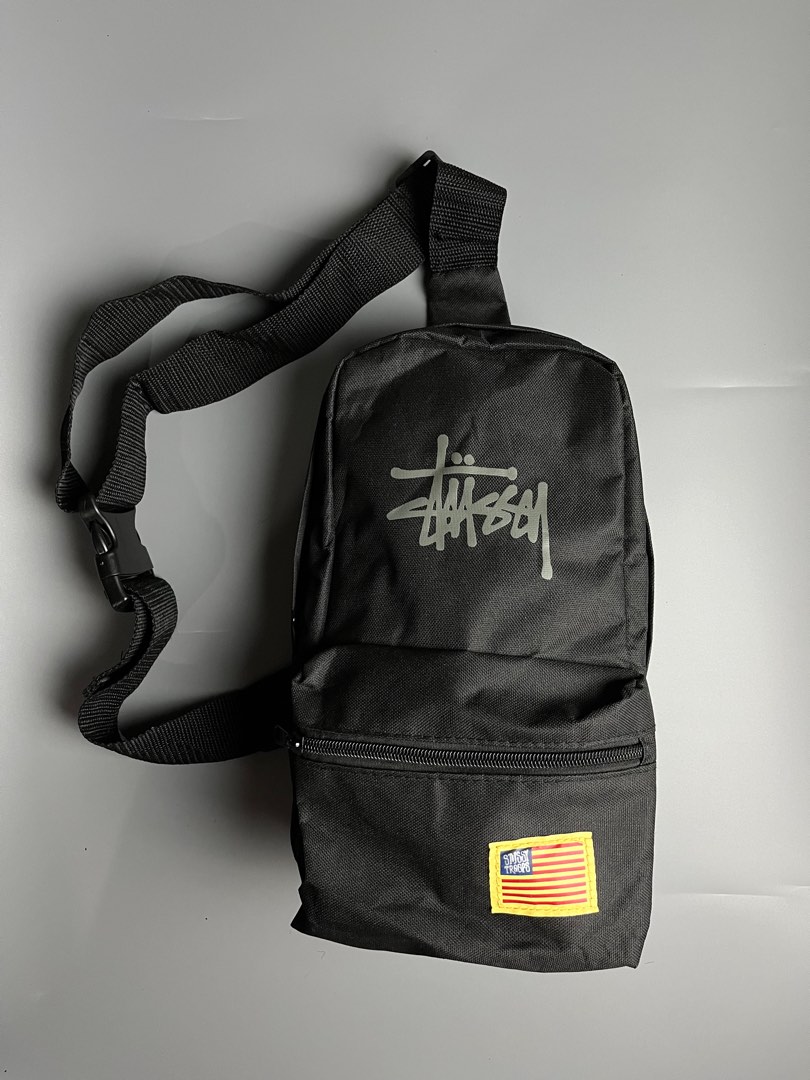 stussy troops crossbody bag Men s Fashion Bags Sling Bags on Carousell