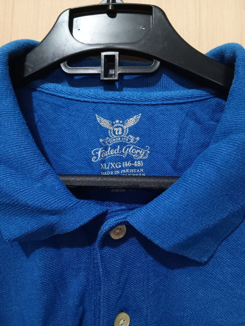 UKAY Faded Glory Men s Polo Shirt XL Men s Fashion Tops Sets Tshirts Polo Shirts on Carousell