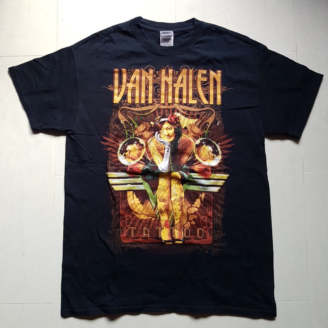 Vintage 2013 Van Halen Japan Tattoo Tour official band t