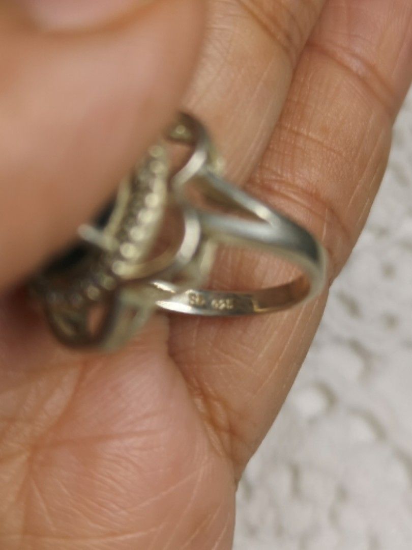Vintage authentic Jade sterling silver 925 ring Women s Fashion Jewelry Organizers Rings on Carousell