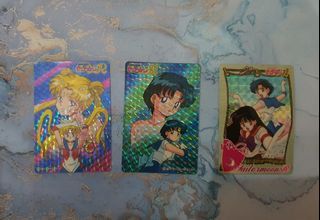 Vintage Sailormoon R Carddass Card set