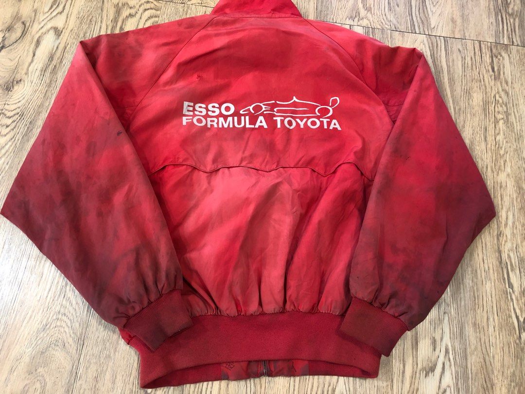 Vintage Toyota Racing Team bomber jacket Men s Fashion Coats Jackets and Outerwear on Carousell