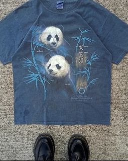 Vintage Y2K Panda Graphic Shirt