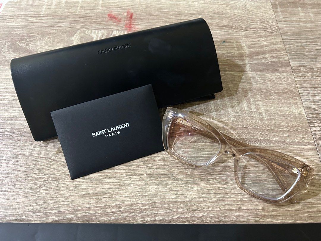 Ysl clear glasses on sale