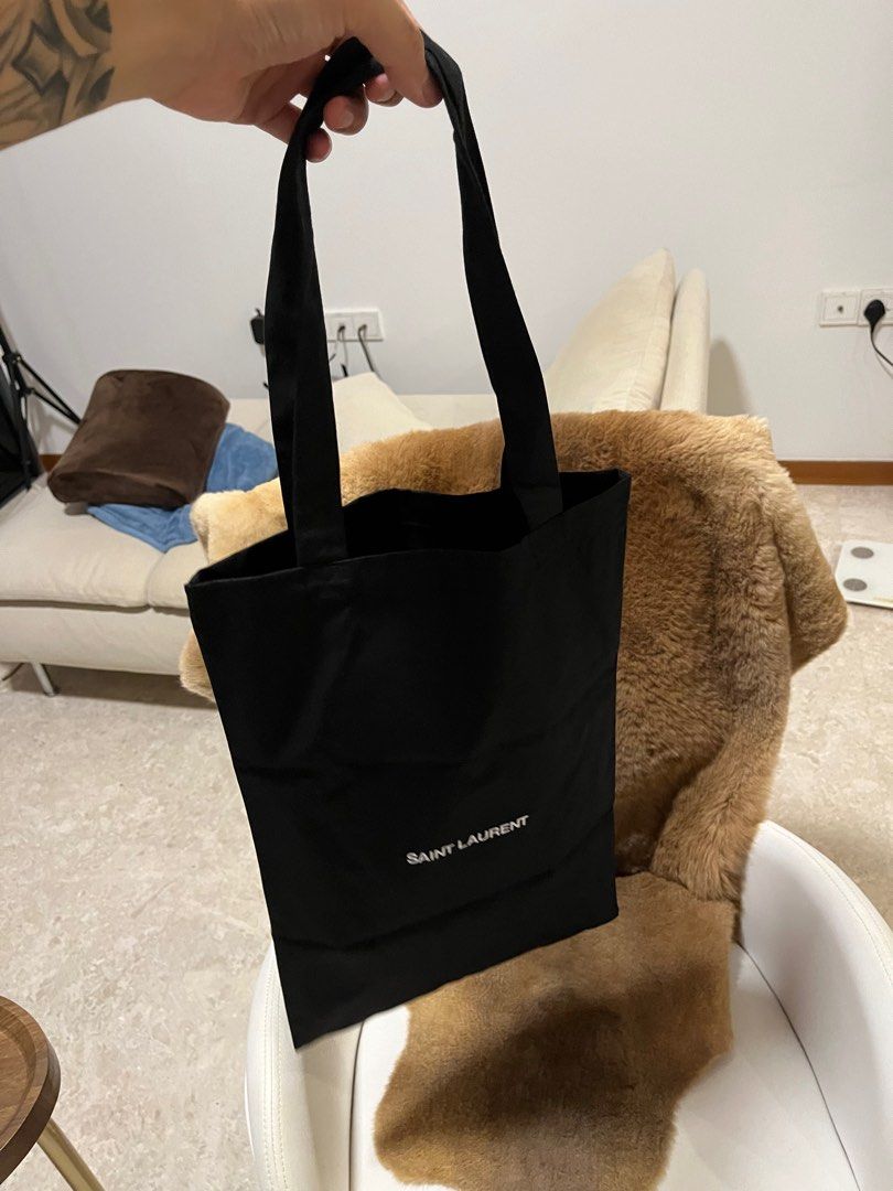 Tote bag saint laurent tissu on sale