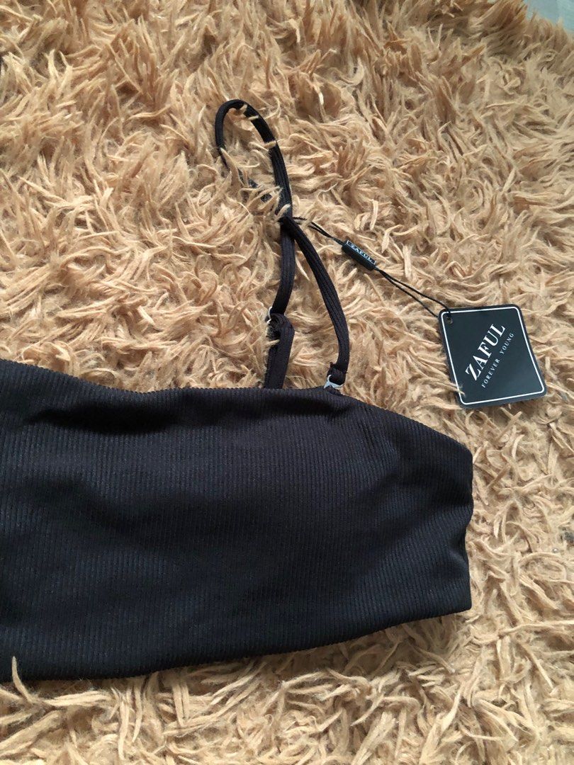 Zaful Black one piece swimsuit (Category: Bikinis & Swimsuits) located in Quezon City. Submitted by tuurtelle (Listing ID 1295508187, Image 3). Description: Brand new Large.