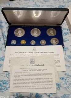 1975 Proof Set Silver coins