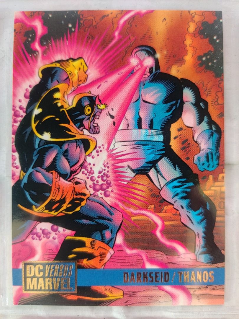 1995 DC versus Marvel Darkseid vs. Thanos (Category: Comics & Manga) located in Kawit. Submitted by ryuko.matoi (Listing ID 1295661810, Image 1). Description: 1995 DC versus Marvel Darkseid vs. Thanos No reply means not interested No trade/swaps No reservation MOP - BDO & Cash Pick up location: Rosedale Residences, Barangay San Sebastian, Kawit Cavite..
