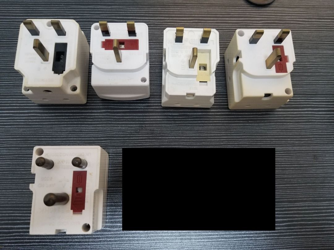 新舊 萬能插頭 插蘇 2扁腳 13A 三方脚 15A 三大圓脚 5A 三小圓脚 香港版本 插頭 插座 電源插座 轉換器 USED Multi ...
