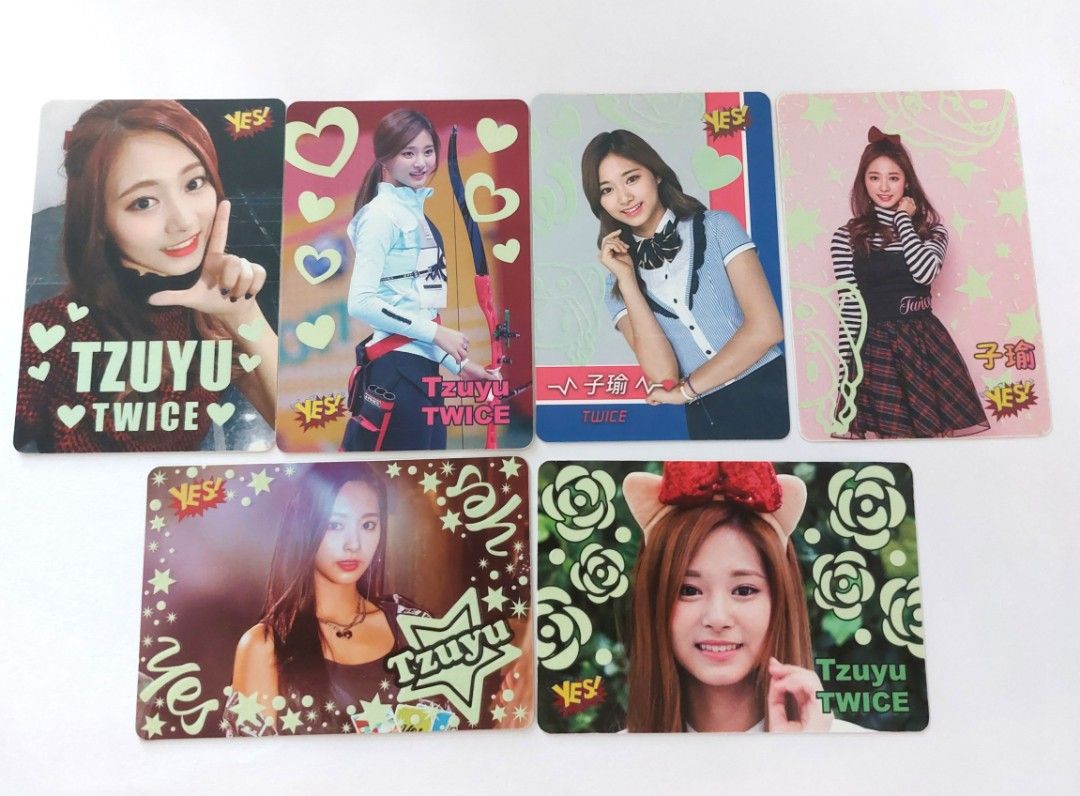 ラウンド  TWICE トレーディングカード 60 夜光カード 香港公式Yesカード アイドル