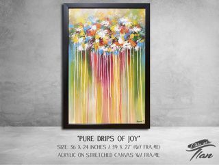 Abstract Painting “Pure Drips of Joy”