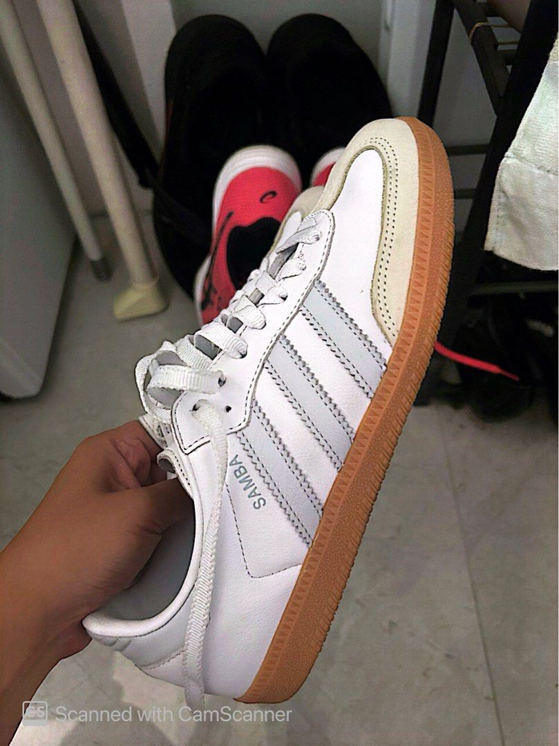 Adidas Samba OG Halo Blue (Category: Sneakers) located in Manila. Submitted by iamanndanda21 (Listing ID 1295683670, Image 3). Description: Trade or Sell Barely used, not my size. Sayang. With box and extra shoe lace.