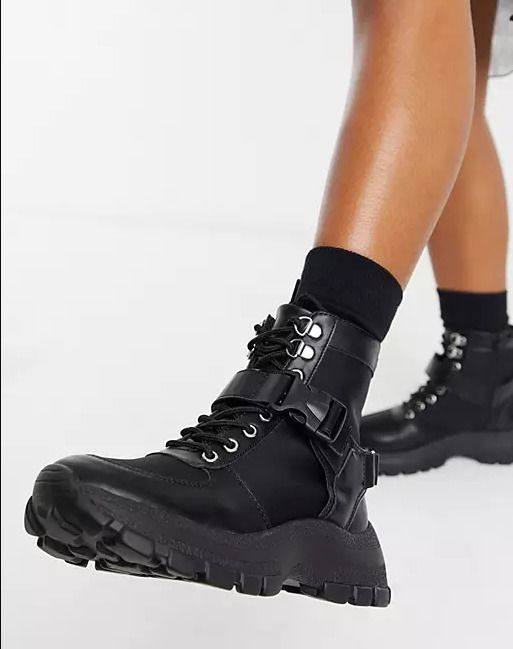 Asos hiking boots discount