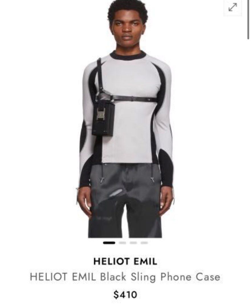 Authentic Heliot Emil Carabiner Sling bag (Category: Sling Bags) located in Quezon City. Submitted by patpat10 (Listing ID 1295528641, Image 2). Description: Authentic Heliot Emil Carabiner Sling bag WYSIWYG.