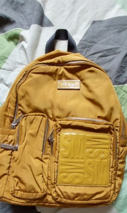 Yellow steve eesk madden backpack