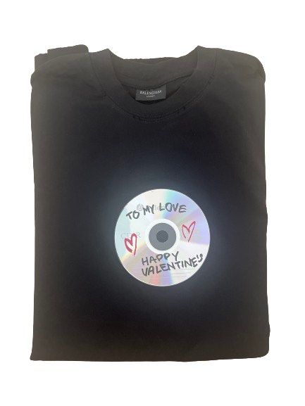 Balenciaga (Be My Valentines) Oversized T-Shirt, Men's Fashion