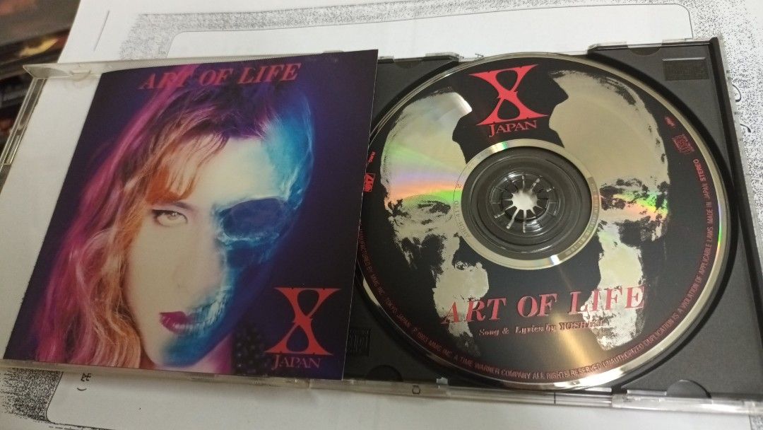 日本勁BAND X JAPAN ART OF LIFE 日本版舊版CD 1993年2300YEN 日本本土 