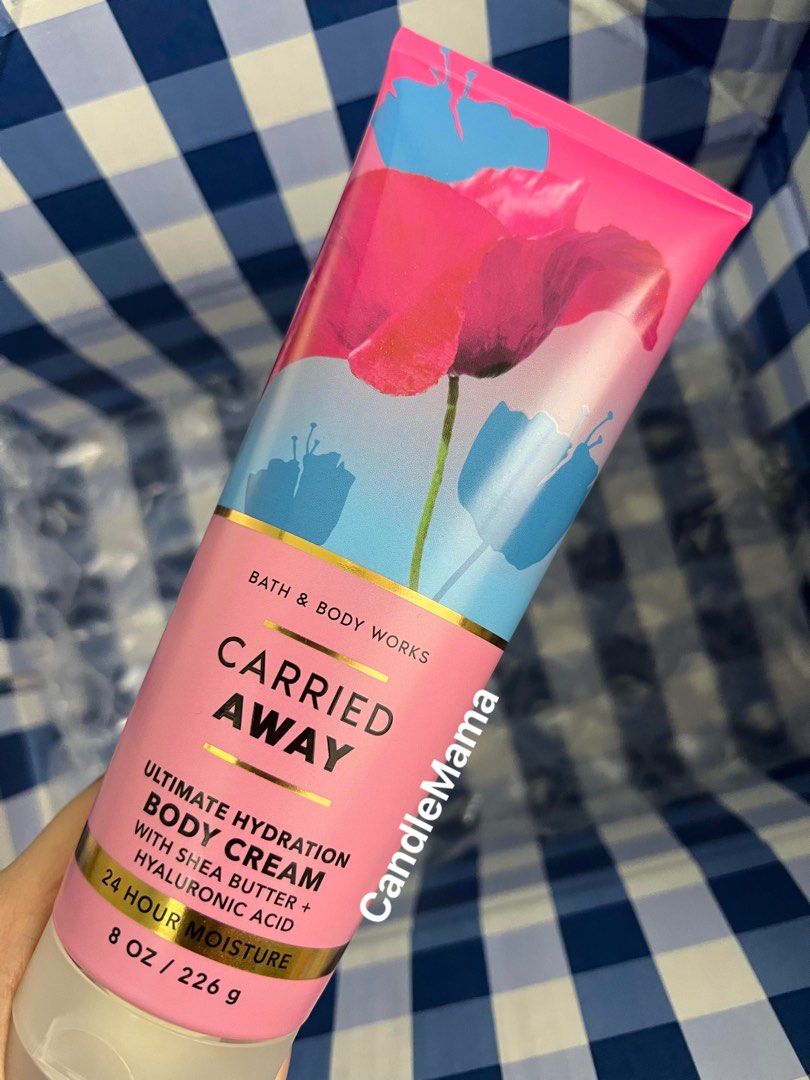 現貨包郵💓BBW Body Cream Carried Away💓 226g Bath and Body Works ULTIMATE  HYDRATION BODY CREAM WITH SHEA BUTTER + HYALURONIC ACID, 美容＆個人護理, 沐浴＆身體護理,  沐浴及身體護理-
