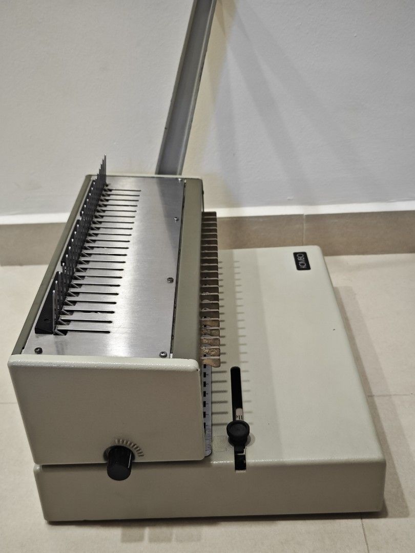 Binding Machine (Category: Art & Prints) located in Singapore. Submitted by powerfulness (Listing ID 1295561006, Image 3). Description: IBICO binding machine. buyer offer price. everything is working well. only paint peeling off. see images..