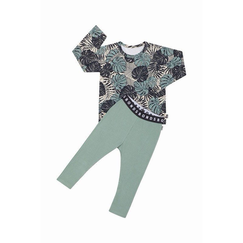 BONDS KIDS TEE SLEEP SET PYJAMAS Winter Palm