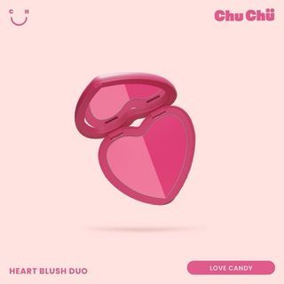 BRAND NEW Chu Chu Beauty Heart Blush Duo in Love Candy