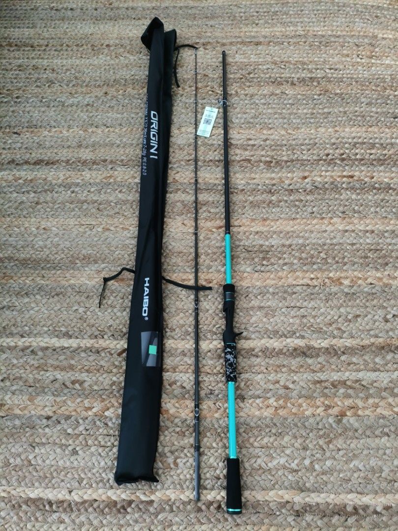 Brand new with tags on Haibo 752MH baitcasting rod / tags