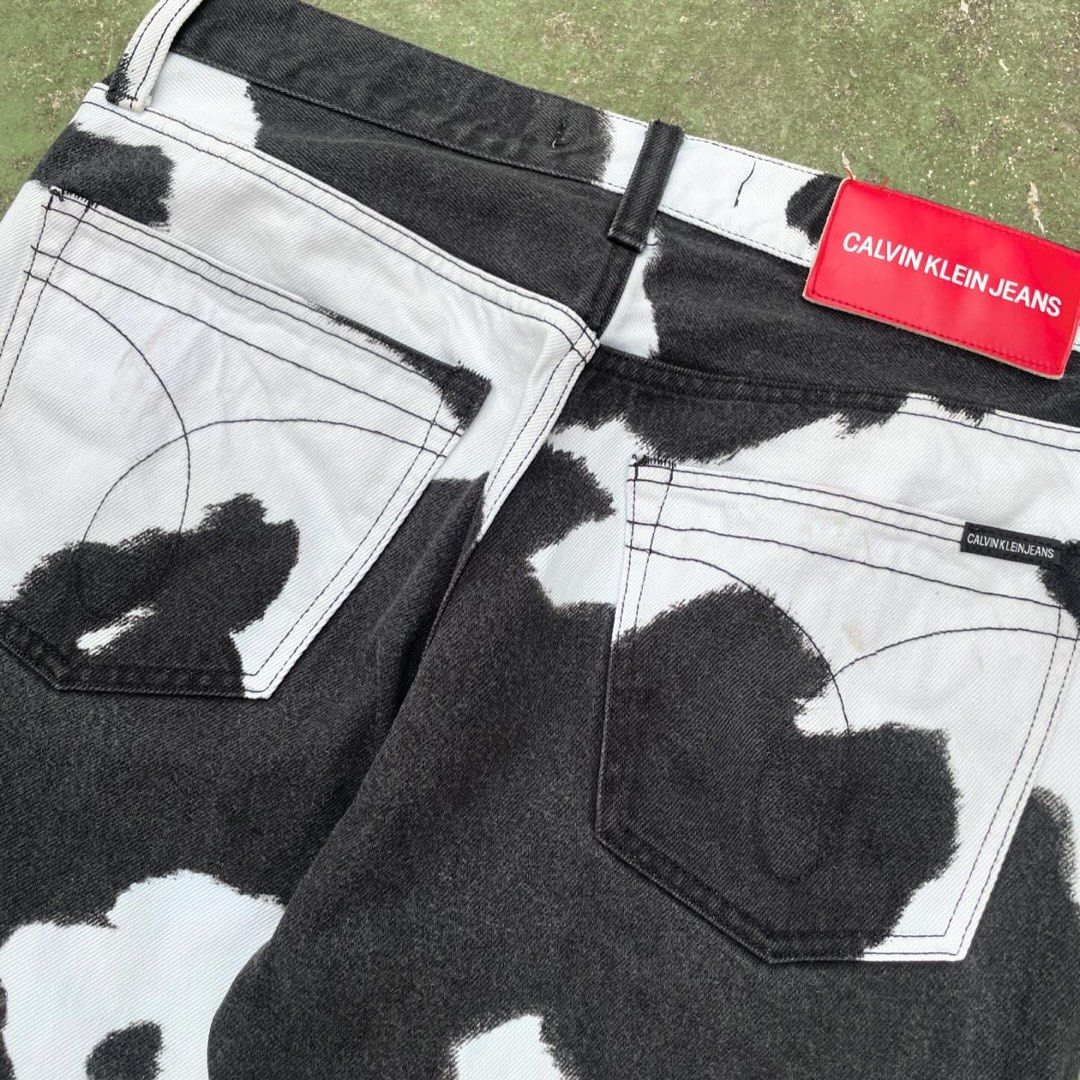 Calvin Klein Jeans Cow Denim Pants Men s Fashion Bottoms Jeans on Carousell