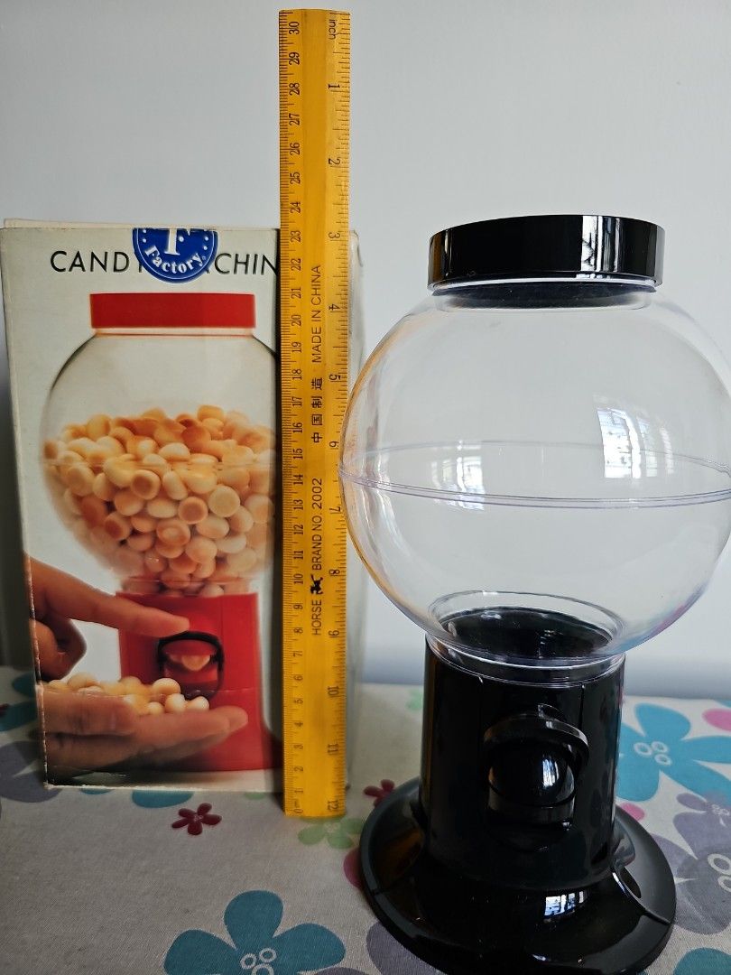 Candy Machine (Category: Storage Boxes & Baskets) located in Singapore. Submitted by limchloris (Listing ID 1295577554, Image 3). Description: BNIB Black colour Height 23 cm.