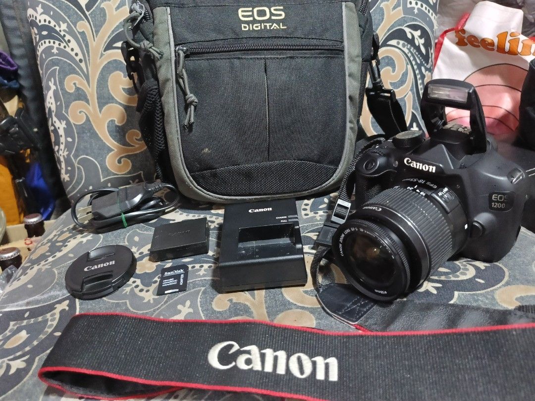 Canon 1200d For Sale (Category: Cameras) located in Caloocan City. Submitted by mr.carlo_dslr_laptop (Listing ID 1295668647, Image 3). Description: For the Goow na! MEET UP NA! Canon 1200d 18MP DSLR Camera ( Pde sa Photobooth ) Smooth Item Presentable Location Agad Kung Meet up Monumento Caloocan city Pwede iship sagot mo 500 Cod LBCcop Lalamove pwede din Gcash bayad fist Lahat ng nasa Photos Kasama Charger,battery,strap,lens cap, Free SD Card , 