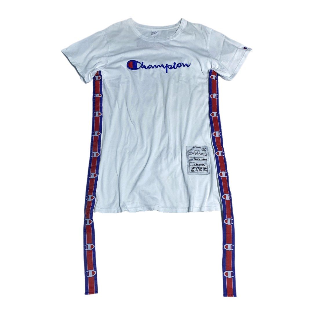 Champion x vetements t shirt shop