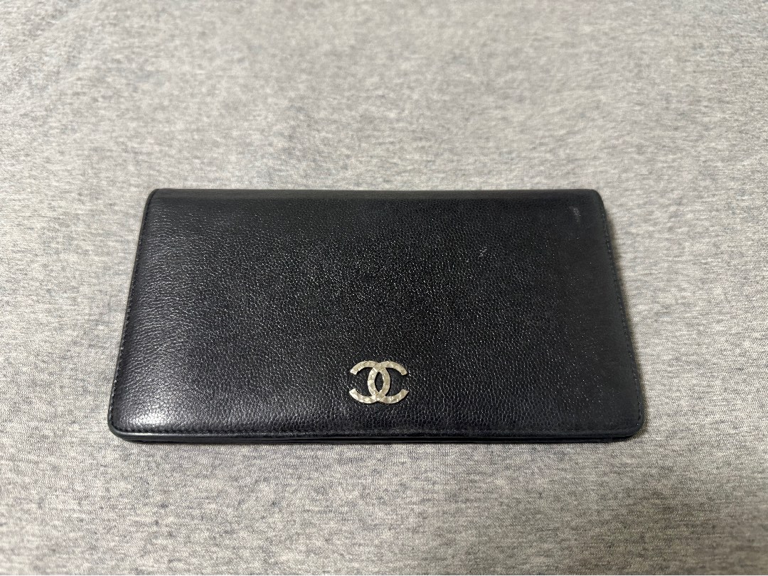 Chanel Long Wallet (Used), 名牌, 手袋及銀包- Carousell