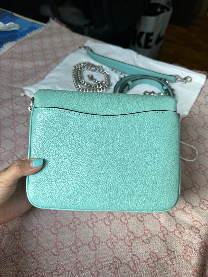 Tiffany blue coach purse top